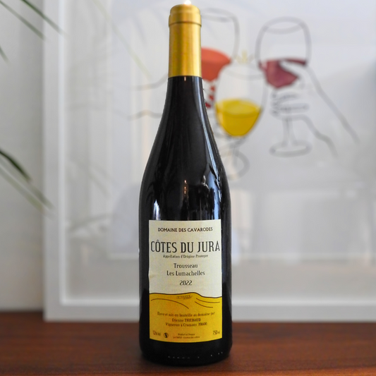 Trousseau Les Lumachelles 2022, AOP Côtes du Jura, Etienne Thiebaud, Domaine des Cavarodes