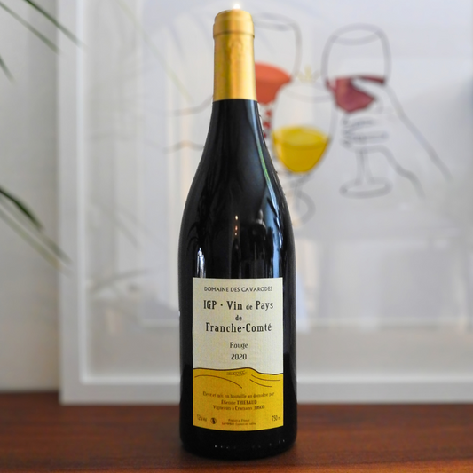 Vin de Pays de Franche-Comté rouge 2020, IGP, Etienne Thiebaud, Domaine des Cavarodes