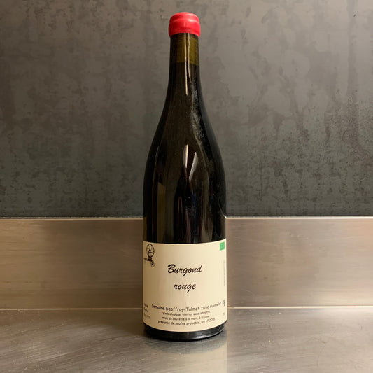 Burgond rouge 2018, Domaine Geoffroy Talmot